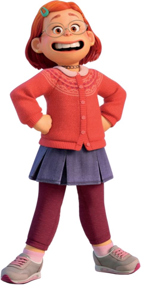 Playful Girl in Sweater from Turning Red Free PNG | PNG All