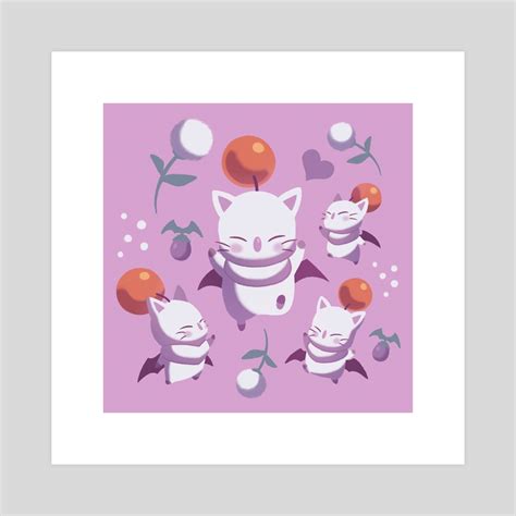 Moogle, an art print by sierrasketches - INPRNT