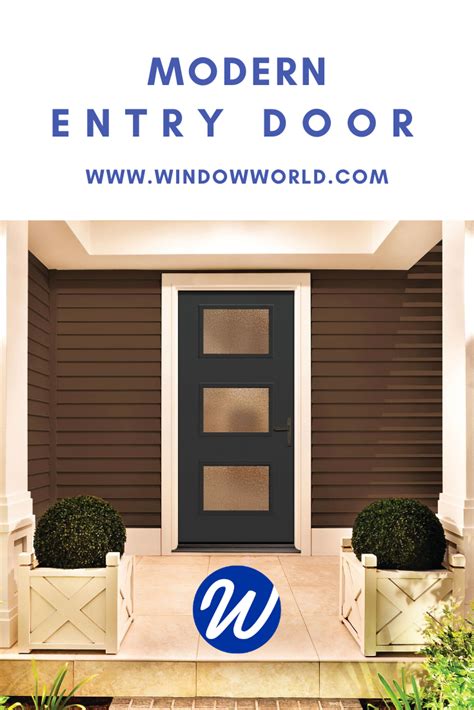 Engineered to look great and perform for a lifetime, #WindowWorld entry doors are designed to ...