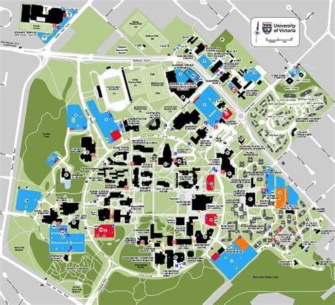 Parking Map | University of victoria, Map, University