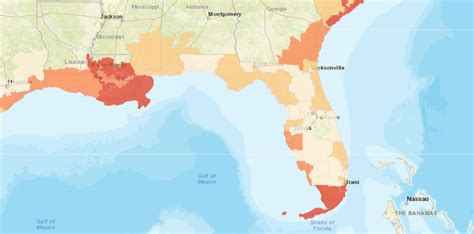 Sea Level Rise In Florida Map - Desiri Gwendolin