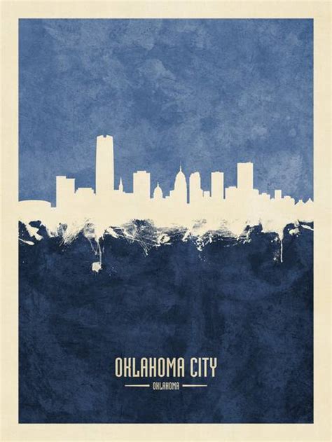 Stunning "Oklahoma City Skyline" Artwork For Sale on Fine Art Prints