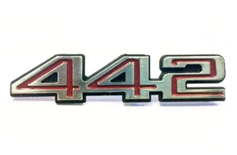 Oldsmobile 442 New Upper Door Panel Emblem (Free Shipping)