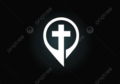 Christian Emblem Featuring Jesus Cross And Religious Symbolism Vector, Illustration, Isolated ...