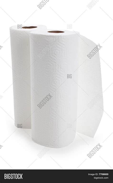 White Paper Towel Roll Image & Photo (Free Trial) | Bigstock