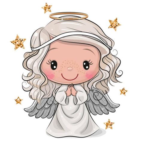 Reginast777 Stock Image and Video Portfolio | Angel cartoon, Cute cartoon, Angel clipart