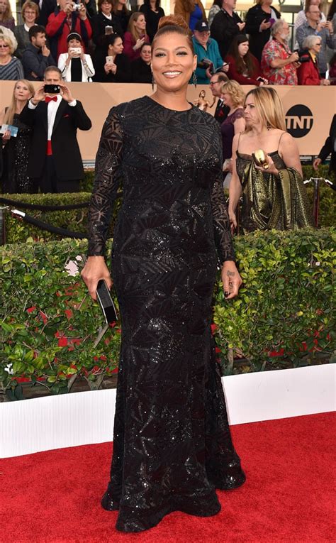 Queen Latifah from SAG Awards 2016: Red Carpet Arrivals | E! News