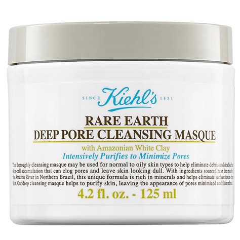 Buy KIEHL'S Rare Earth Deep Pore Cleansing Masque 125ml Online in ...