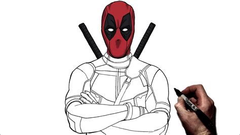 How To Draw Deadpool Easy