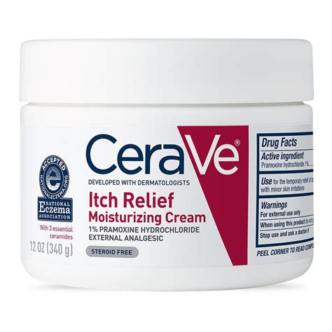 CeraVe Moisturizing Cream for Itch Relief