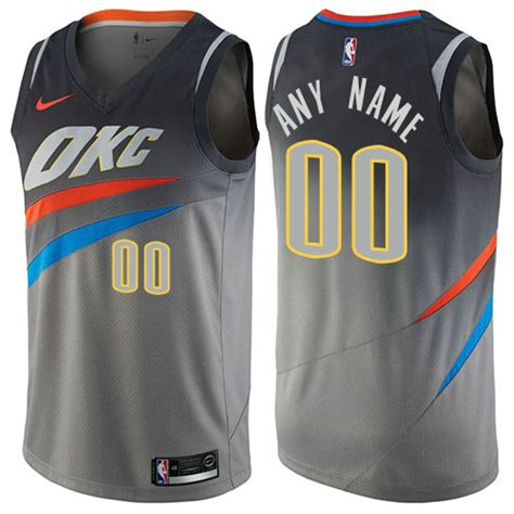 Oklahoma City Thunder Customizable Jerseys