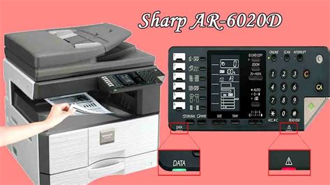 SHARP AR-6020D Duplex Xerox Photocopy Machine - YouTube