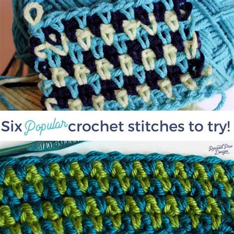 Easy Crochet Stitches to Learn Today! Great for Beginners!