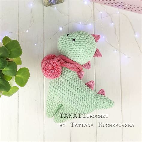 Crochet Pattern plush DINO tutorial PDF File - Etsy