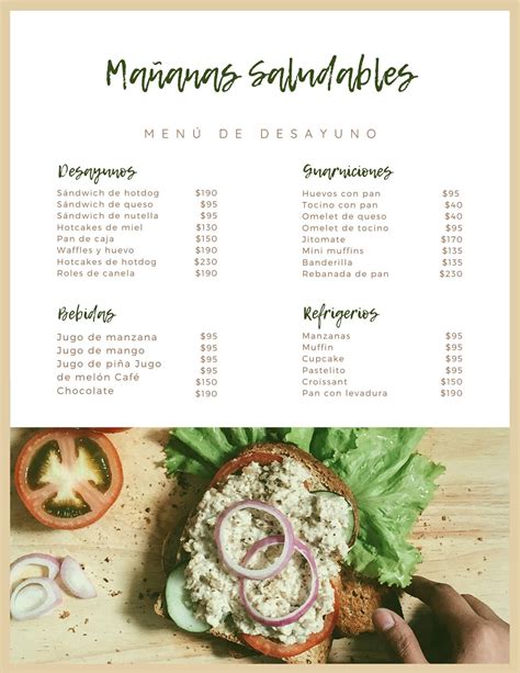 Total 74+ imagen menu desayunos saludables - Abzlocal.mx