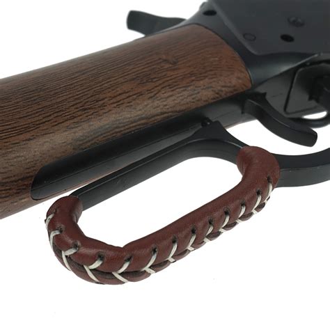 Premium Leather Lever Wrap for Lever Action Rifles Henry, Winchester ...