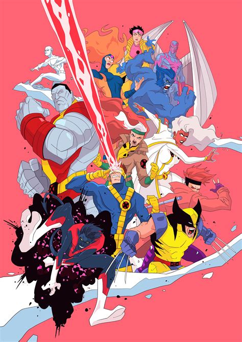 X-men Fan Art Poster. Comics Wall Art - Etsy UK