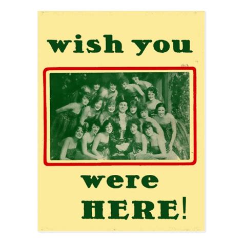 wish you were here? postcard | Zazzle