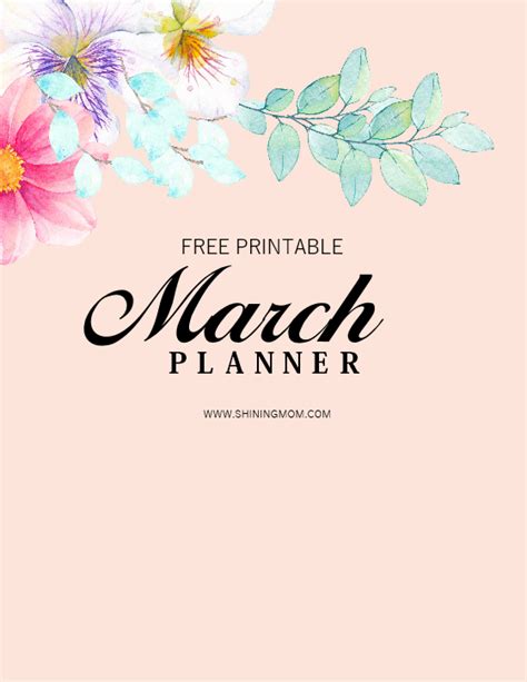 Have a Productive Month with our Free March Planner!