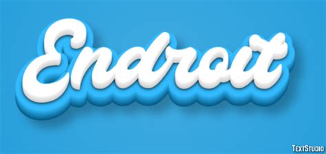 Endroit Text Effect and Logo Design Word