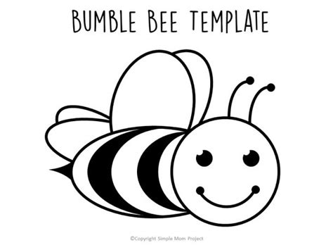 Free Printable Bee Templates | Bee template, Bee printables, Bee ...