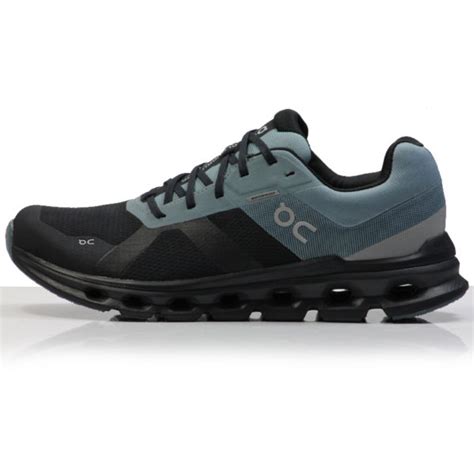 On Cloudrunner Waterproof Men's Running Shoe - Black/Tide | The Running Outlet