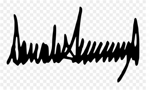 Big Image - Donald Trump Signature Clipart (#343309) - PinClipart