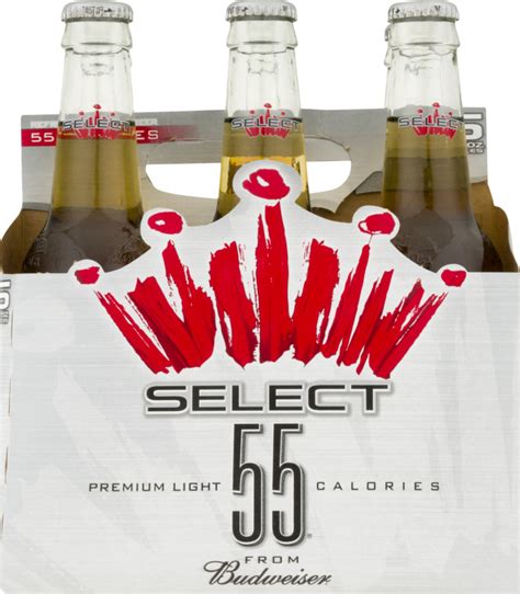 Budweiser Select 55 Premium Light Beer - 6 PK Budweiser(18200159961 ...