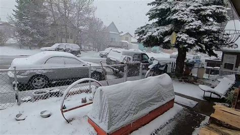 It snowed in Leadville Colorado in May! Late spring snowstorm coverage ...