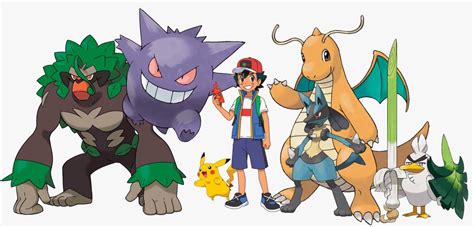 Pokemon Journeys The Series Ash Team - bmp-titmouse