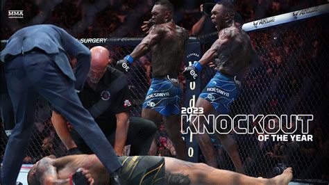 MMA Fighting’s 2023 Knockout of the Year: Israel Adesanya vs. Alex ...