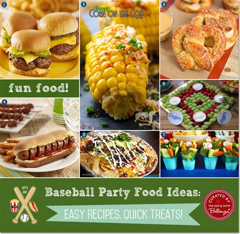 Easy Baseball Party Food Ideas: Quick Recipes & Treats!