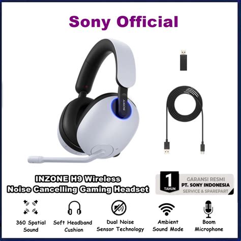 SONY INZONE H9 WIRELESS NOISE CANCELLING GAMING HEADSET - Blossom Toko ...