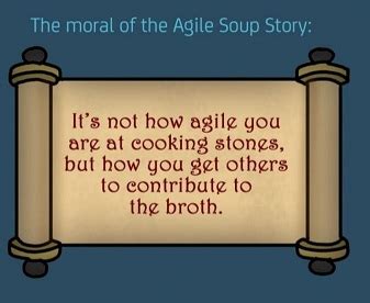 Stone soup moral - Cooking on the Bay