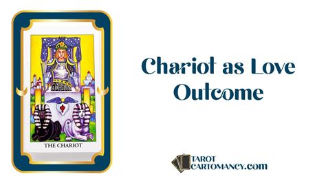 Chariot as Love Outcome Upright and Reversed Tarot Card Meaning