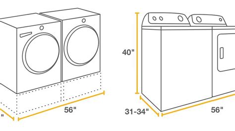 Washer Dryer Dimensions: Standard Stackable Sizes Whirlpool, 45% OFF