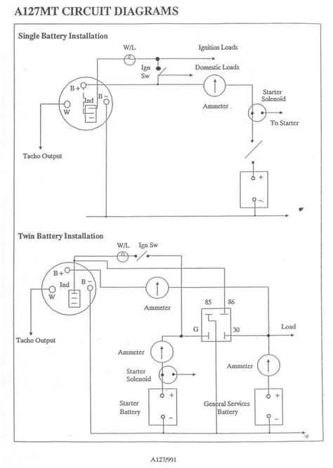 Wiring Diagram A127 Luca Alternator