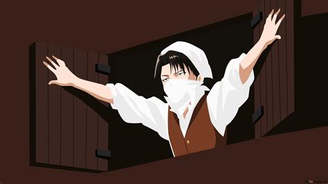 Attack On Titan - Levi Ackerman (Vector) HD wallpaper download