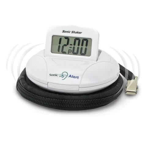 Sonic Alert Portable Vibrating Alarm Clock - SBP100 | iHear