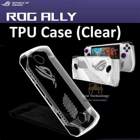 Asus ROG Ally Case Casing Cover Protective Case TPU Crystal Case Transparent Clear ROG Ally ...