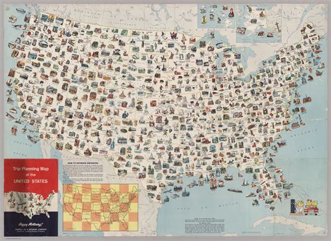 Visit every place on this vintage US map for the most epic road trip ever | Trip planning ...