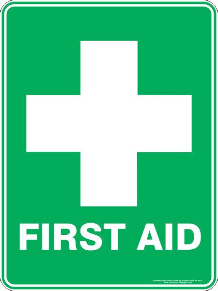 FIRST AID – Australian Safety Signs