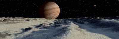 Jupiter's Large Moon, Europa, is Covered by a Thick Crust of Ice ...