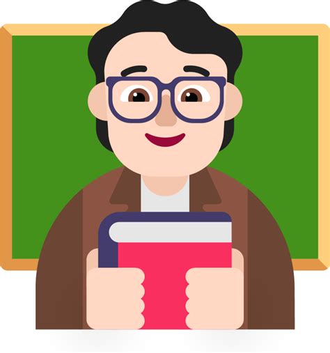 "teacher light" Emoji - Download for free – Iconduck