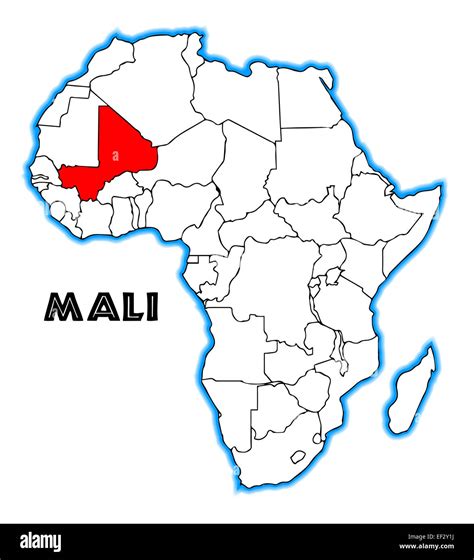 Map of mali hi-res stock photography and images - Alamy