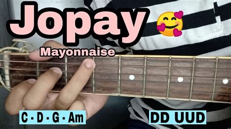 Jopay Guitar Tutorial - Mayonnaise (EASY CHORDS) - YouTube