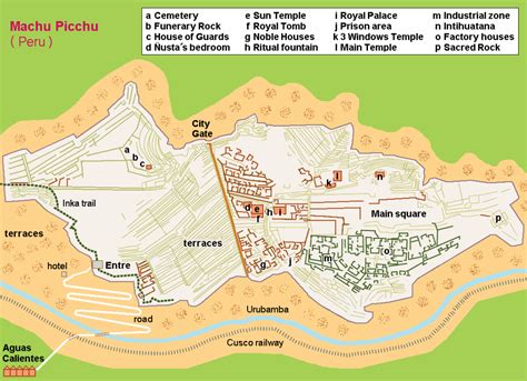 Machu Picchu Map