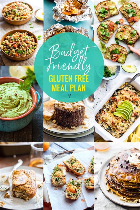 Budget Friendly Gluten Free Meal Plan | Cotter Crunch