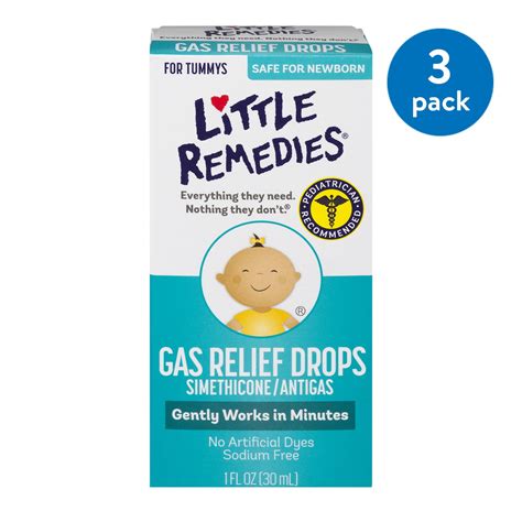 Little Remedies Gas Relief Drops, Berry Flavor, Safe For Newborns, 1 FL ...