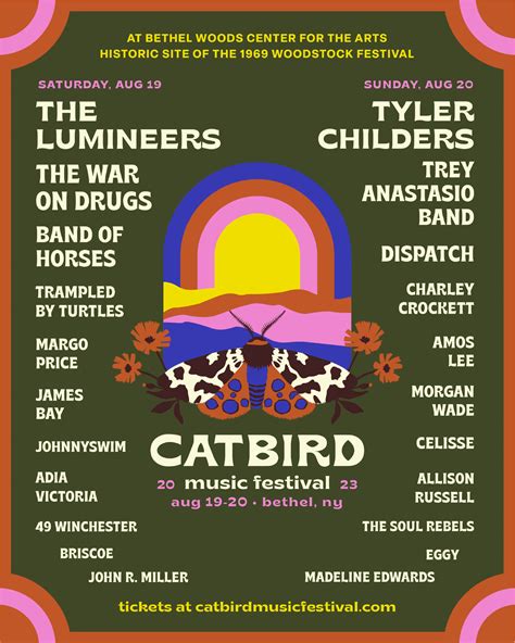 Catbird Music Festival | Bethel, NY | August 19-20 2023